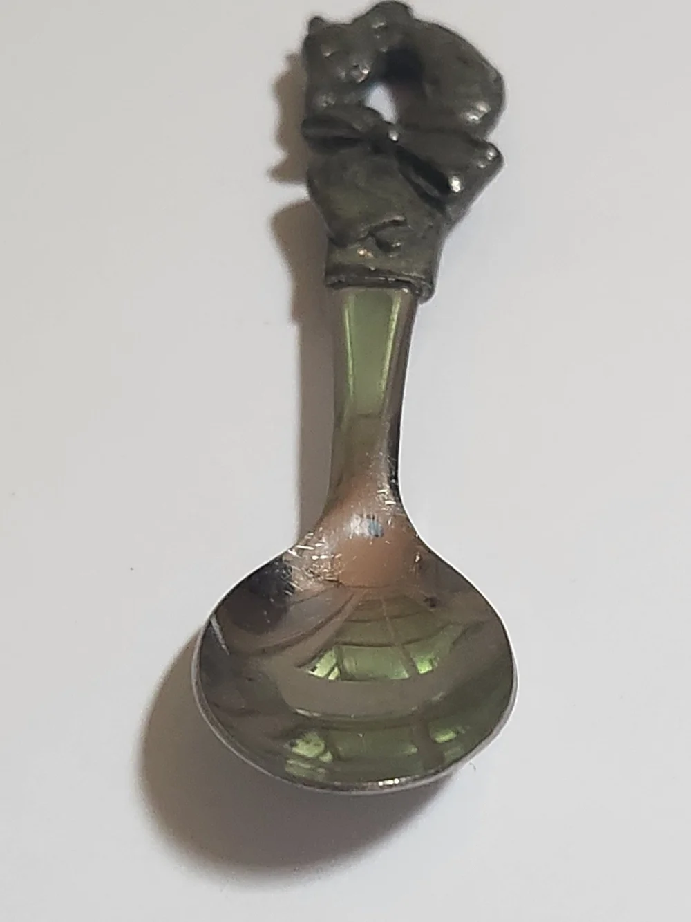 Vintage 1993 Seagull Pewter Children's Collection Baby's First Spoon Giraffe